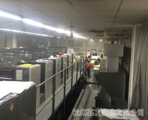 印刷车间安装二流体加湿器