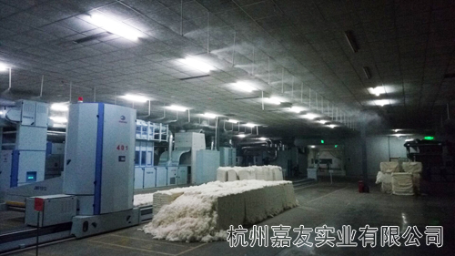 高压微雾加湿器喷雾图