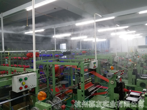 高压微雾加湿系统喷雾图