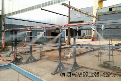 烤漆车间安装二流体加湿器