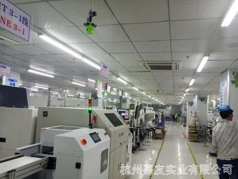 厦门某电子SMT车间加湿案例图