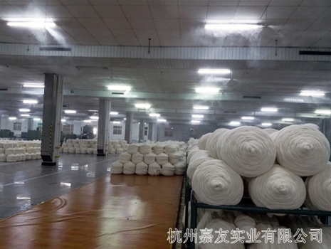 羊毛制品工业加湿器安装案例
