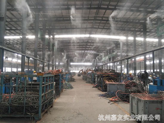 车间喷雾降温降尘案例